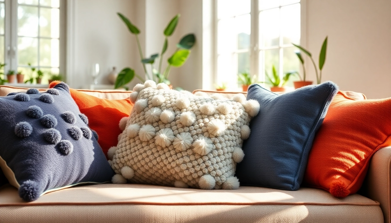 Handcrafted Pom Pom Cushions: Elevate Your Décor with Style and Comfort
