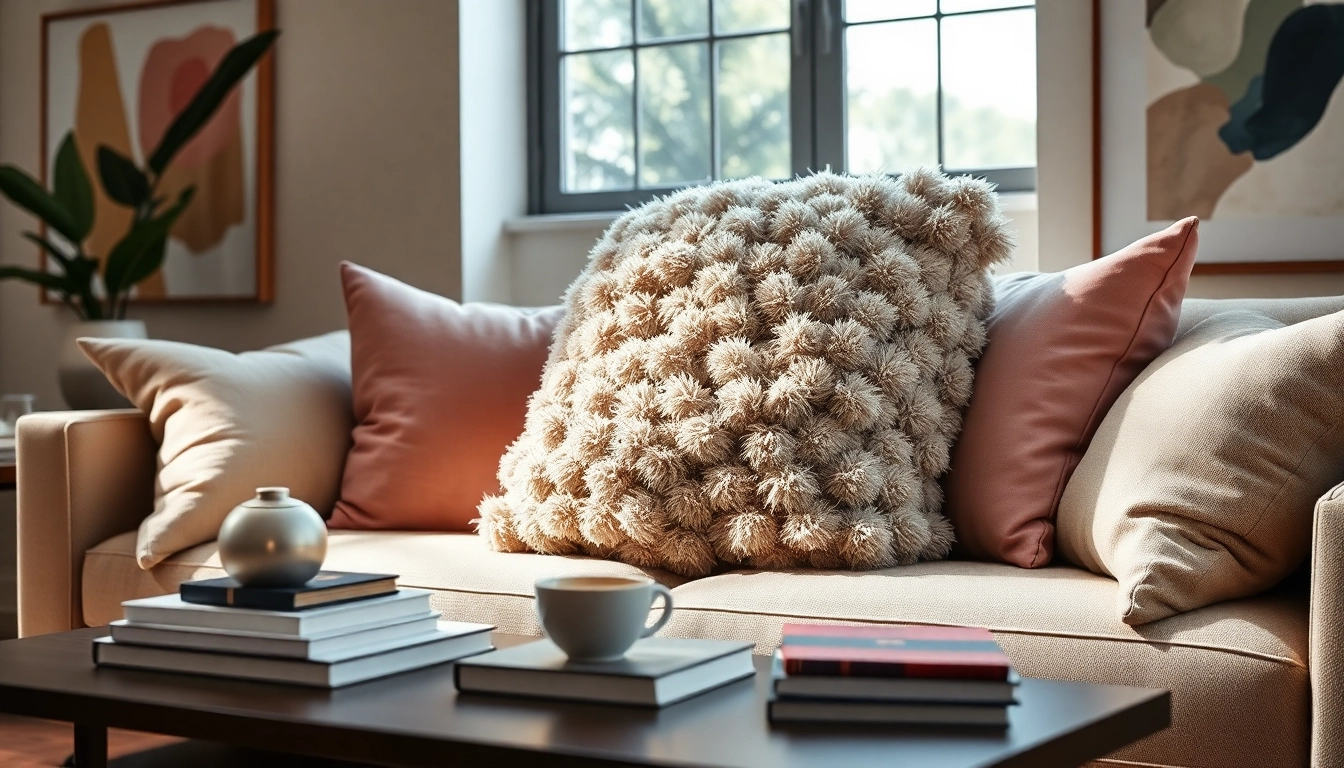 Elevate Your Decor with a Stylish Pompom Cushion Cover