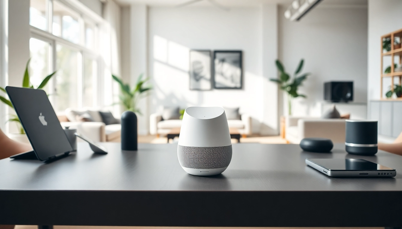 Enhancing rental management with an Airbnb smart assistant on a stylish desk.