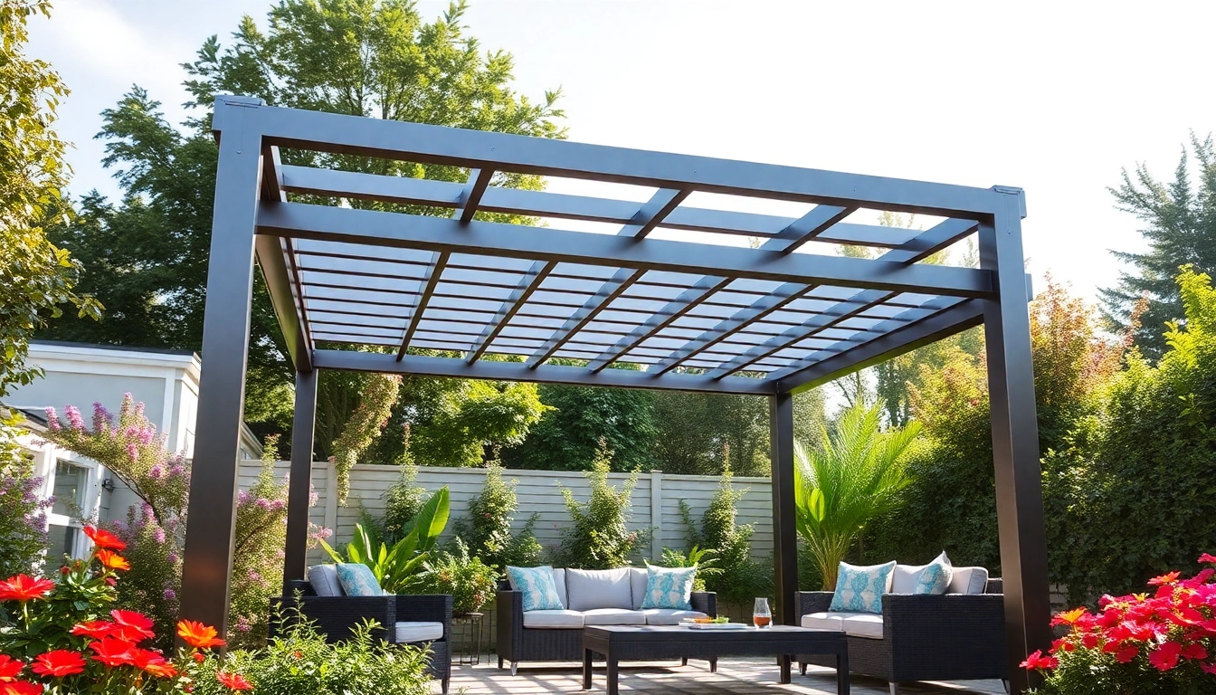 Enhancing Your Outdoor Experience with Modern Steel Pergola