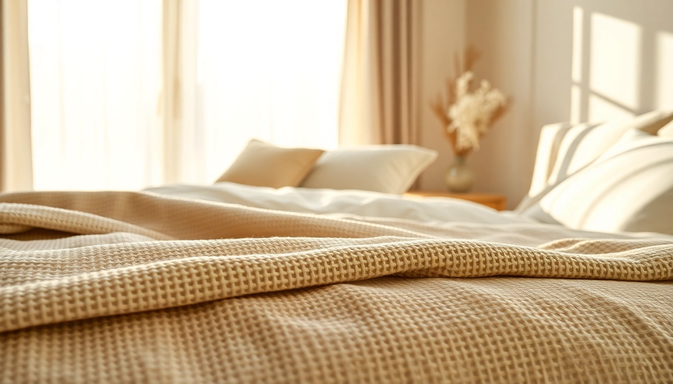 Discover the comfort of Bamboo bedding sets featuring soft textures in a cozy bedroom.